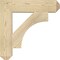 Ekena Millwork Westlake Craftsman Rough Sawn Bracket, Douglas Fir, 4"W x 20"D x 20"H BKT04X20X20WTL04RDF - alternate 2